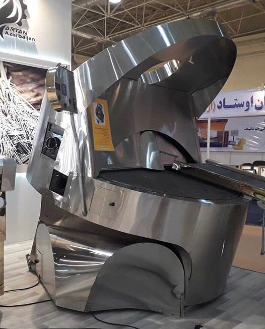   دستگاه تنور گردان نانوایی جک دار دو محوره برتر نانوا مخصوص ربات‌های هوشمند مسطح و شیب دار 